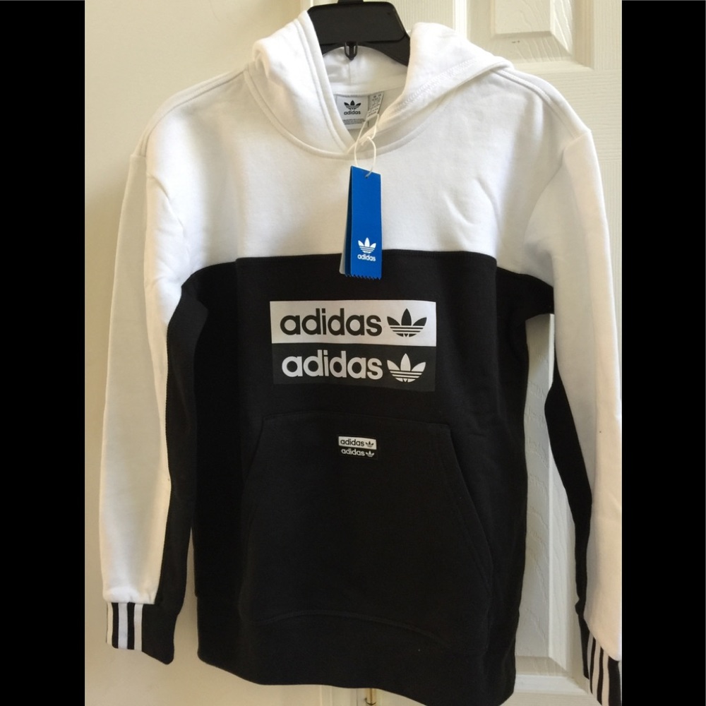 New adidas original Youth boy Hoodie Sz:L